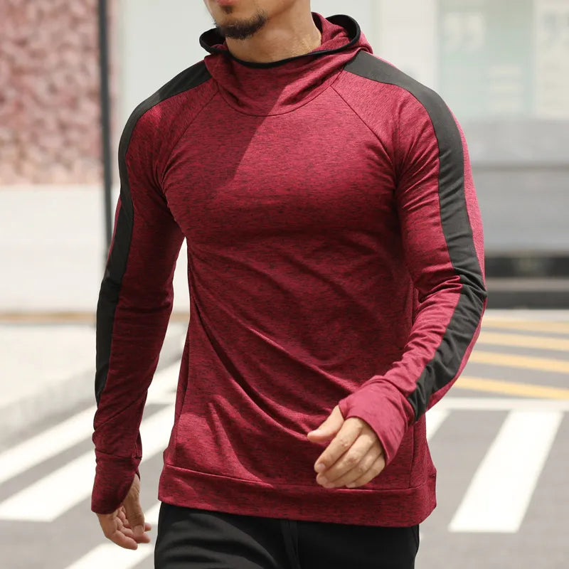 Diguan Custom Hoodie Unisex Quick-Dry Autumn/Winter Sports Hoodie Long Sleeve Breathable Fitness Top