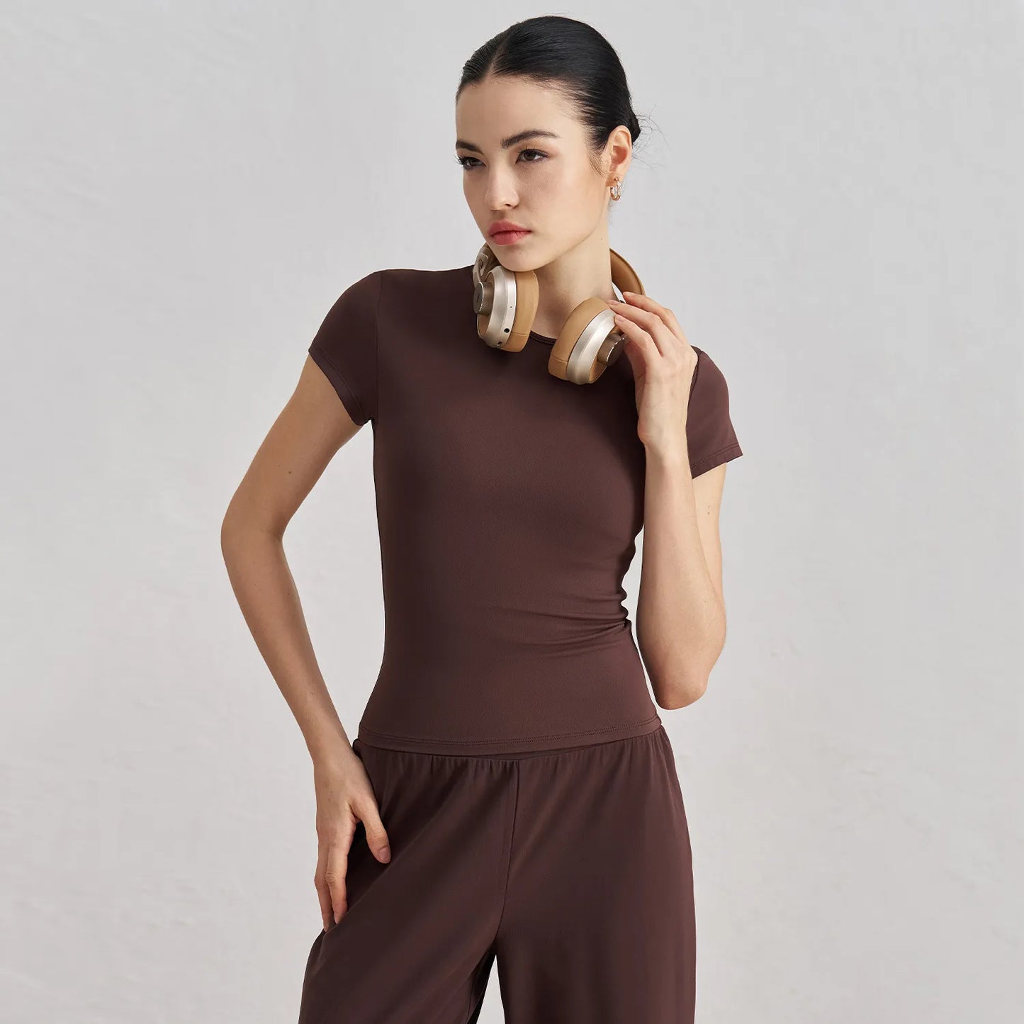 Diguan Custom Breathable Casual Running Training Sports T-Shirt Lightweight Moisture-Wicking Fabric Running Shirt OEM