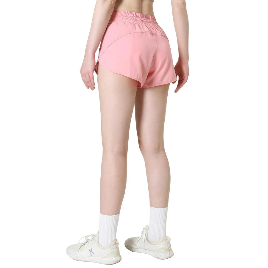 Diguan Customized Pink Sports Shorts Women's Sportswear With Multiple Colors Available Oem Custom Logo