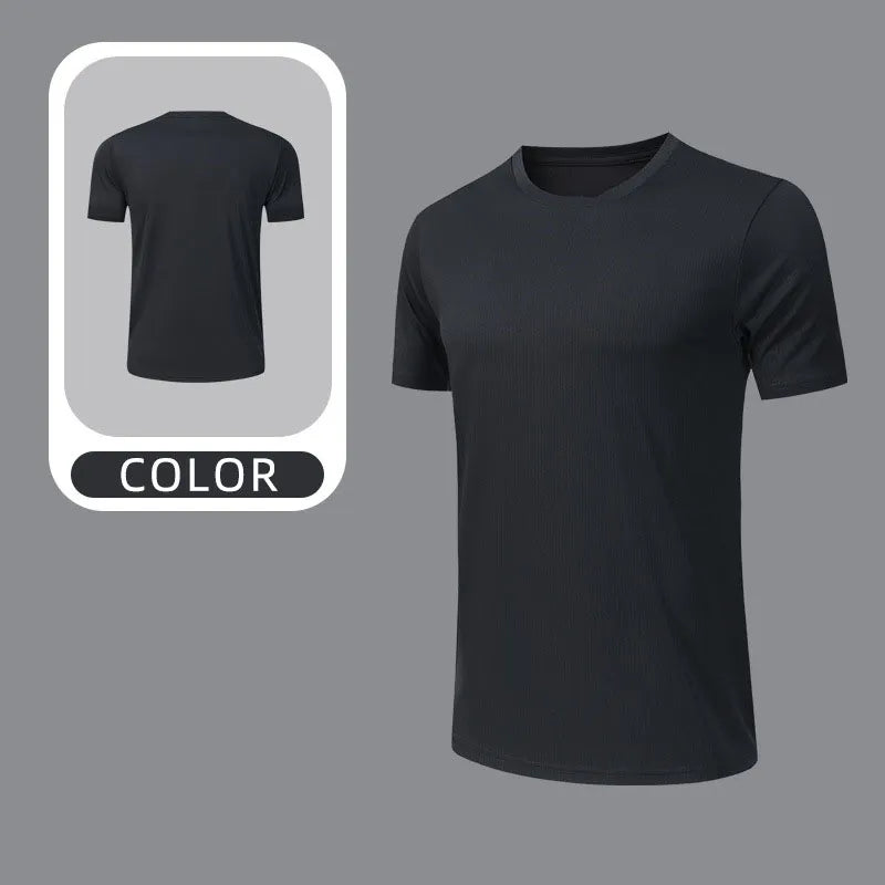 OEM Custom Breathable Running Top Quick Dry Sports T Shirt Lightweight Performance Fabric Unisex Multi Color Diguan Running Shirt Customization