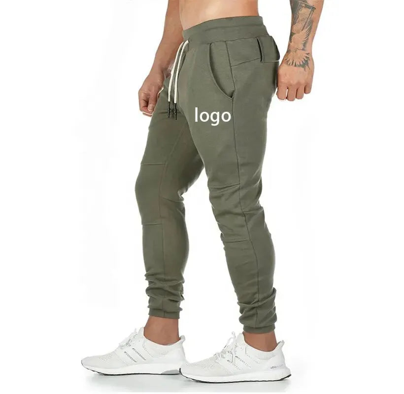 Diguan Custom Track Pants 2023 Custom Casual Joggers Men Polyester Cotton Blend Soft Comfort