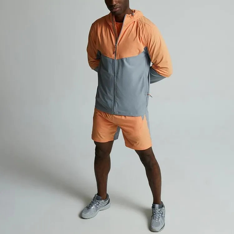 Diguan Custom Running Windbreaker Lightweight Waterproof Athletic Jacket Men