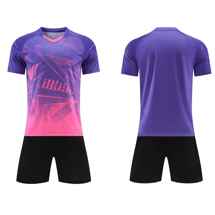 Diguan Customized Running Clothes Sport Uniforms Loose Breathable Summer Running T-Shirt Shorts Sports Suit Multi-Color Optional