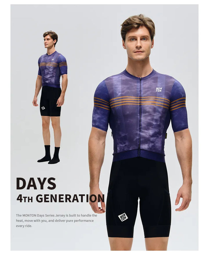 Diguan Custom Men's Cycling Jersey OEM ODM Manufacturer Quick Dry Breathable Bicycle Shirt Custom Road Bike Racing Wear Short Sleeve Top