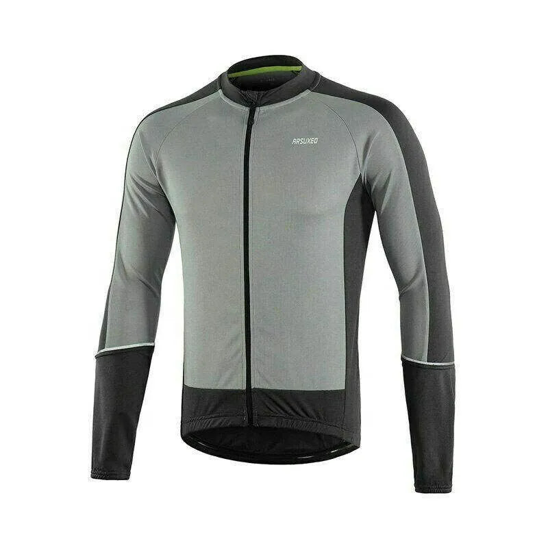 Diguan Custom Winter Jersey Men Long Sleeve Thermal Cycling Jersey Warm Plus Size