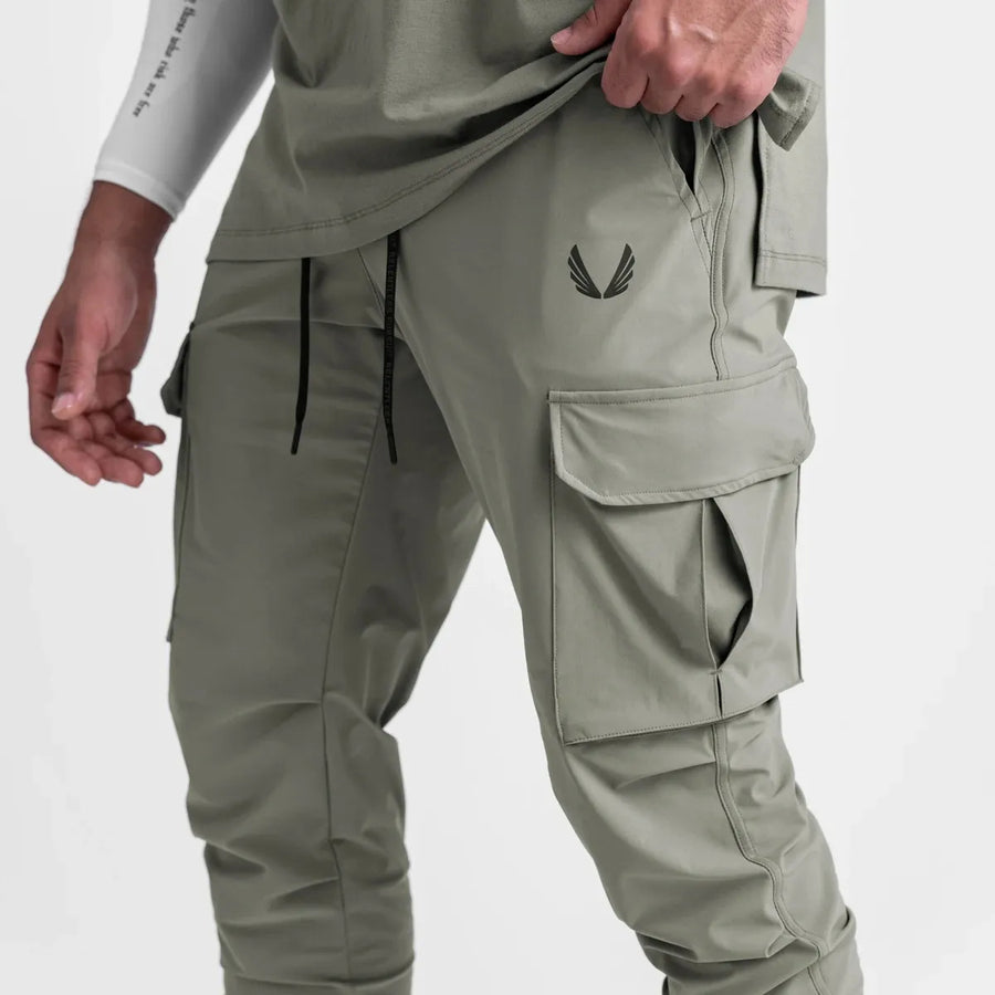 Diguan Premium Polyester Jogging Track Pants with Pockets Blank Cargo Style Custom Pants OEM
