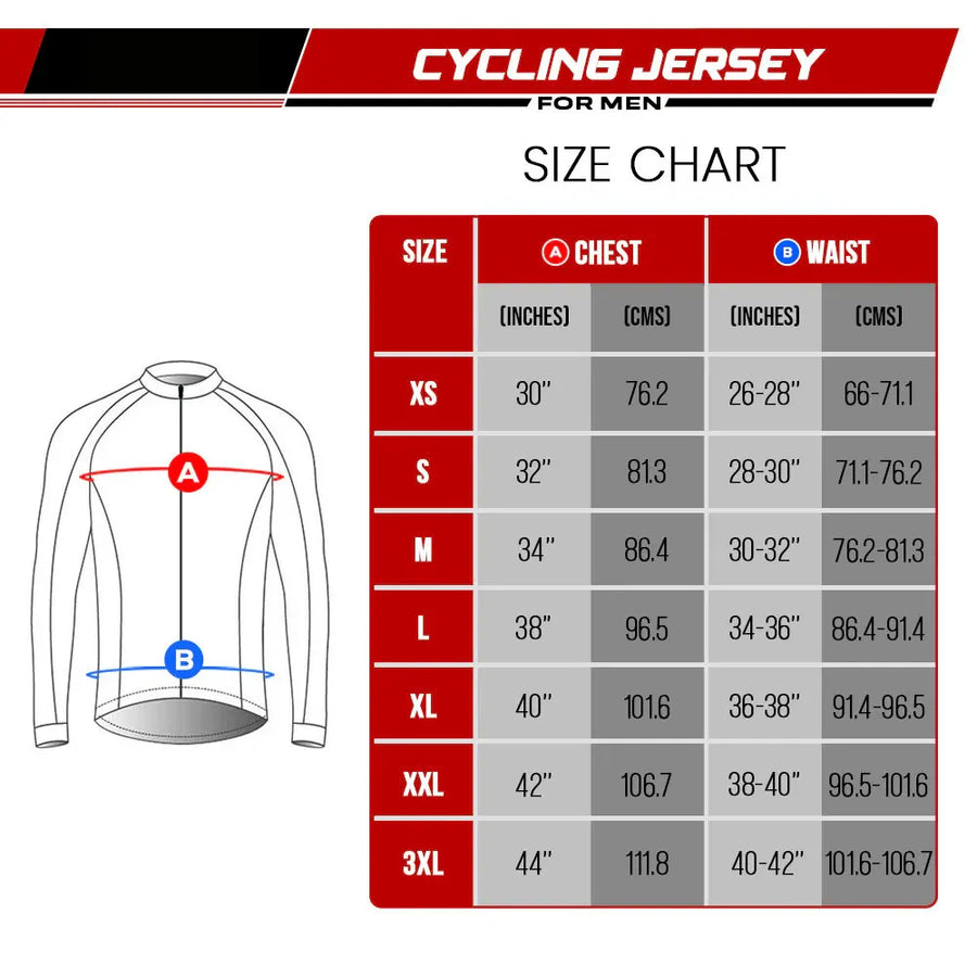 Diguan 2025 Custom Men Winter Cycling Jersey Full Sleeve Breathable Sublimation Design