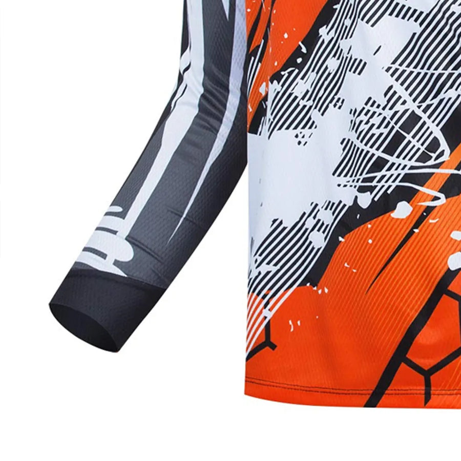 Diguan Cusotm Cycling SersHot Sale Breathable Quick-Dry Men MTB Long Sleeve Overcoat