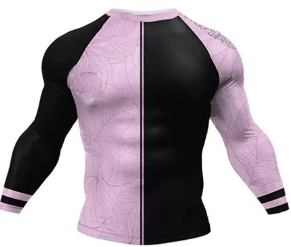 Custom Compression Running Shirt — Long Sleeve, Quick-Dry, Breathable, OEM/ODM