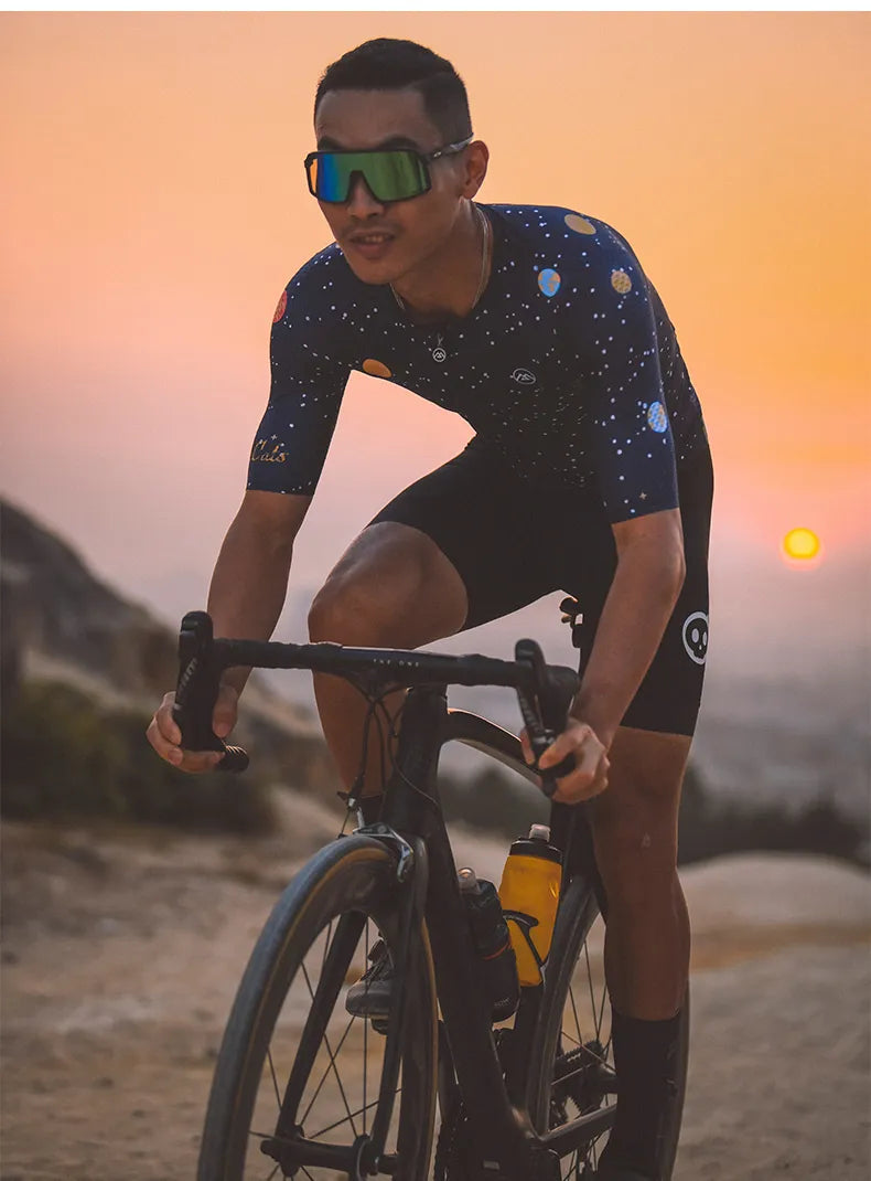 Custom Cycling Uniforms Men's Cycling Jersey Comfortable Stylish Cycling Clothing Quick Dry
