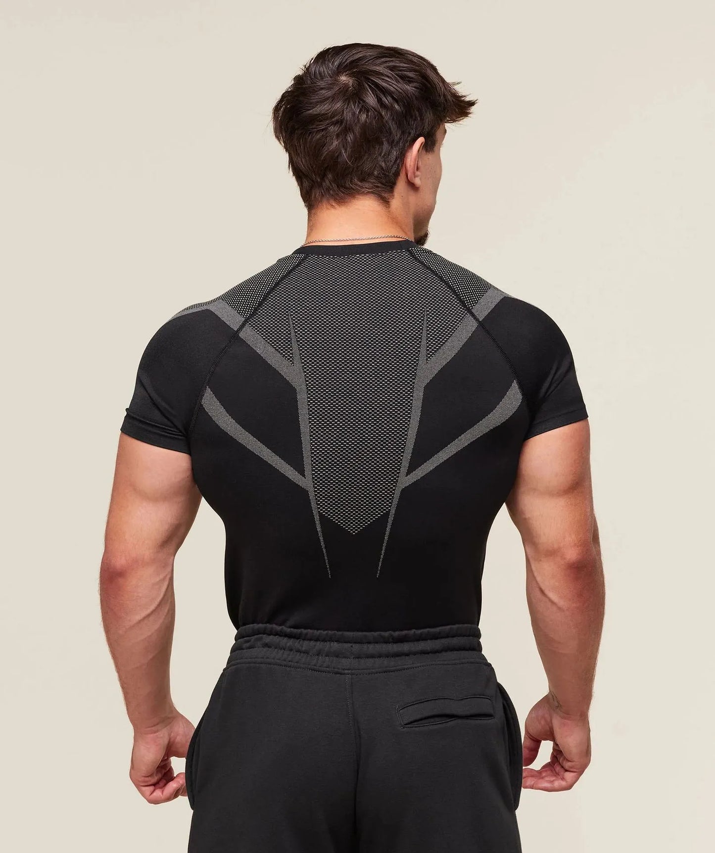 Custom Compression Running T Shirt Short Sleeve Quick Dry Breathable OEM ODM