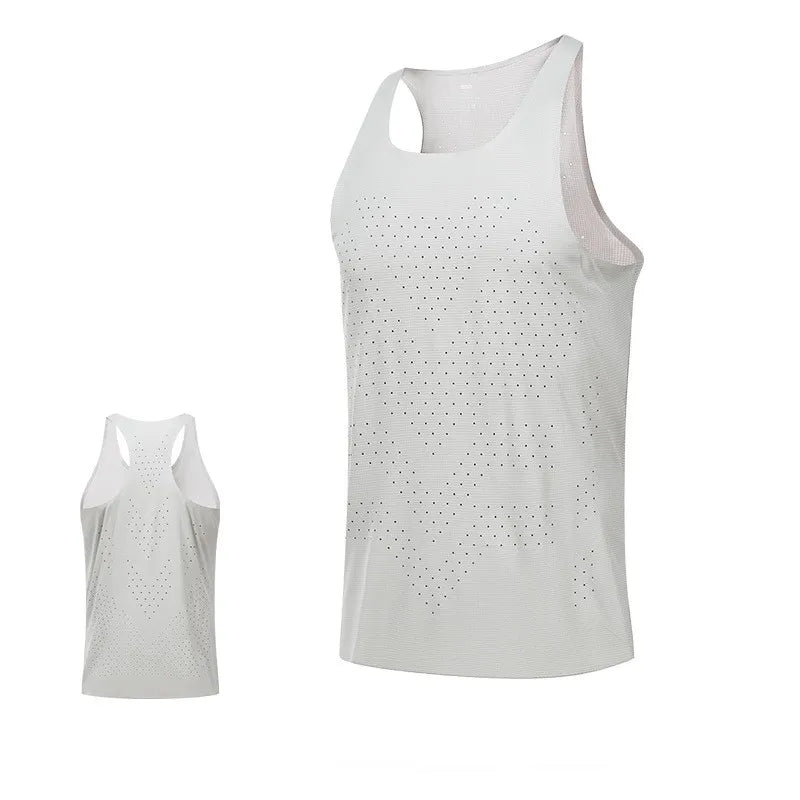 Custom Running Tank Top Stay Comfortabl Breathable Quick-dry Running Singlet Designed Men' High Performance