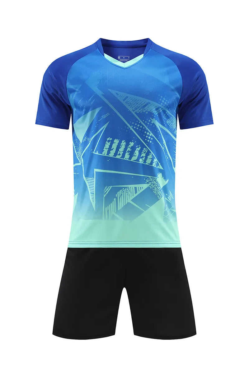 Diguan Customized Running Clothes Sport Uniforms Loose Breathable Summer Running T-Shirt Shorts Sports Suit Multi-Color Optional