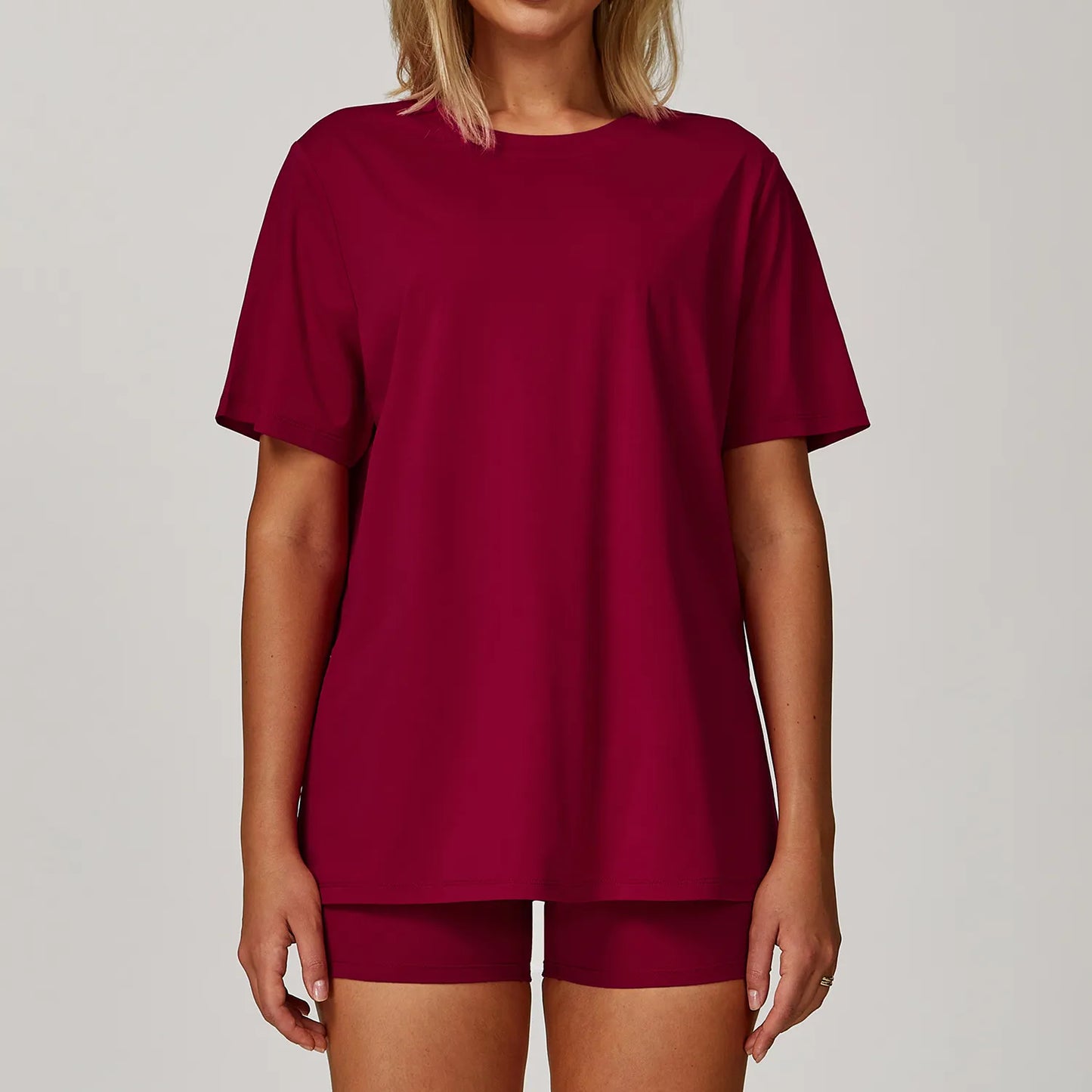 Diguan Custom Breathable Running Top Loose Fit Quick Dry Lightweight Performance Fabric Running Shirt Customization