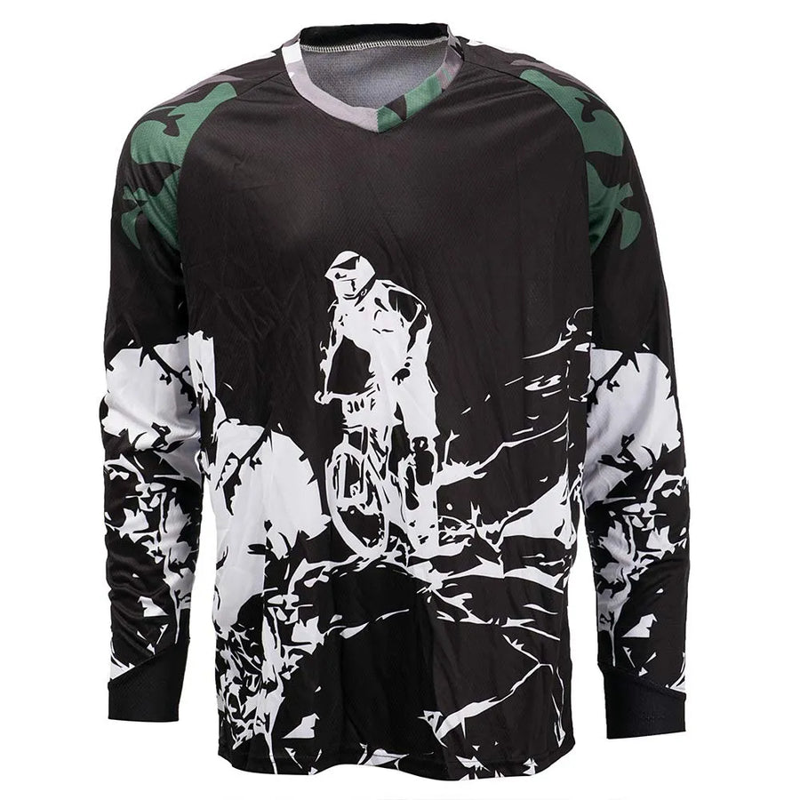 Diguan Cusotm Cycling SersHot Sale Breathable Quick-Dry Men MTB Long Sleeve Overcoat