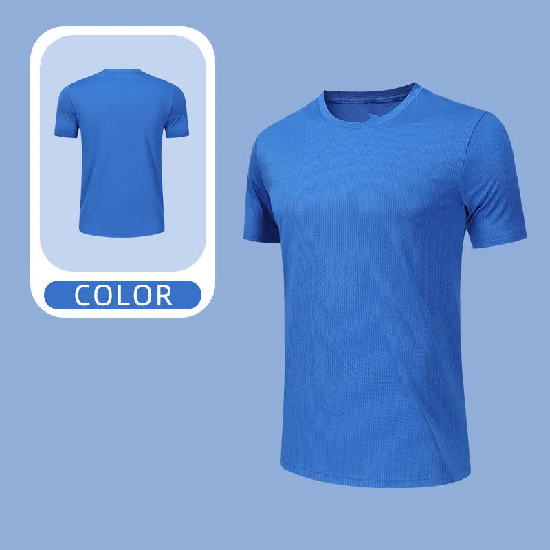OEM Custom Breathable Running Top Quick Dry Sports T Shirt Lightweight Performance Fabric Unisex Multi Color Diguan Running Shirt Customization