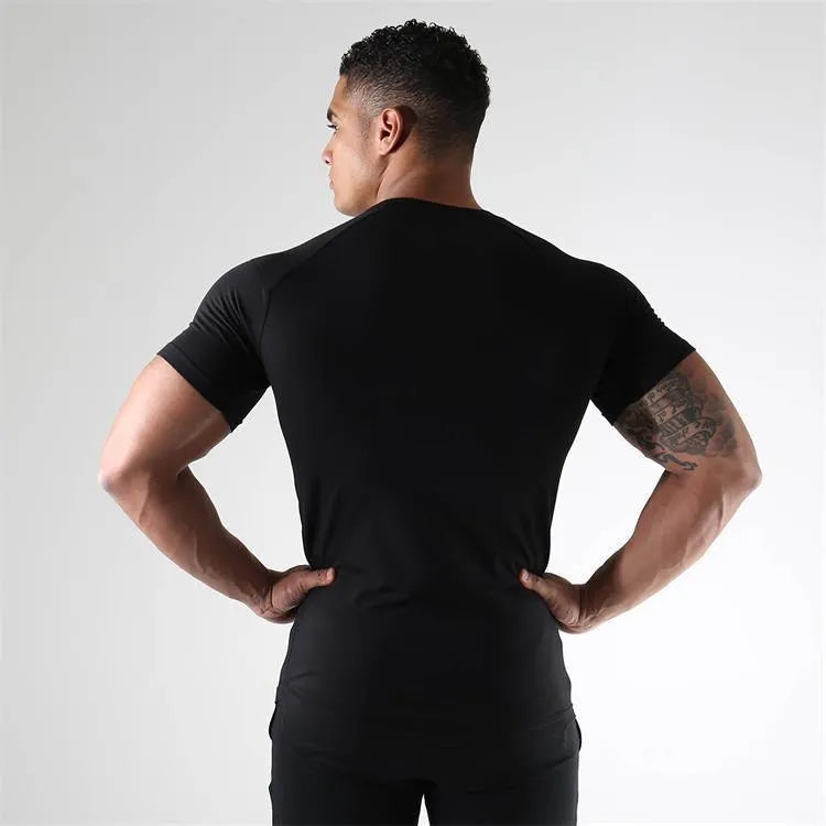 Diguan Custom Running Shirt High Elastic Breathable Gym Running Workout Top Short Sleeve Quick-Dry OEM ODM Manufacturer