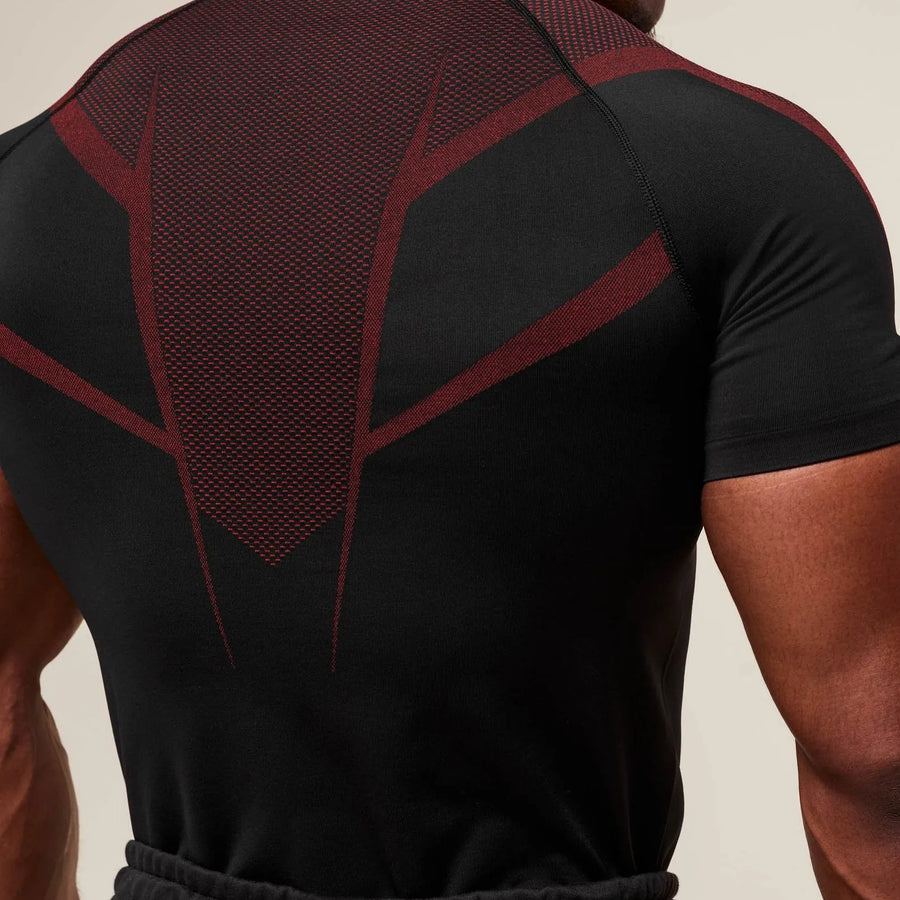 Custom Compression Running T Shirt Short Sleeve Quick Dry Breathable OEM ODM