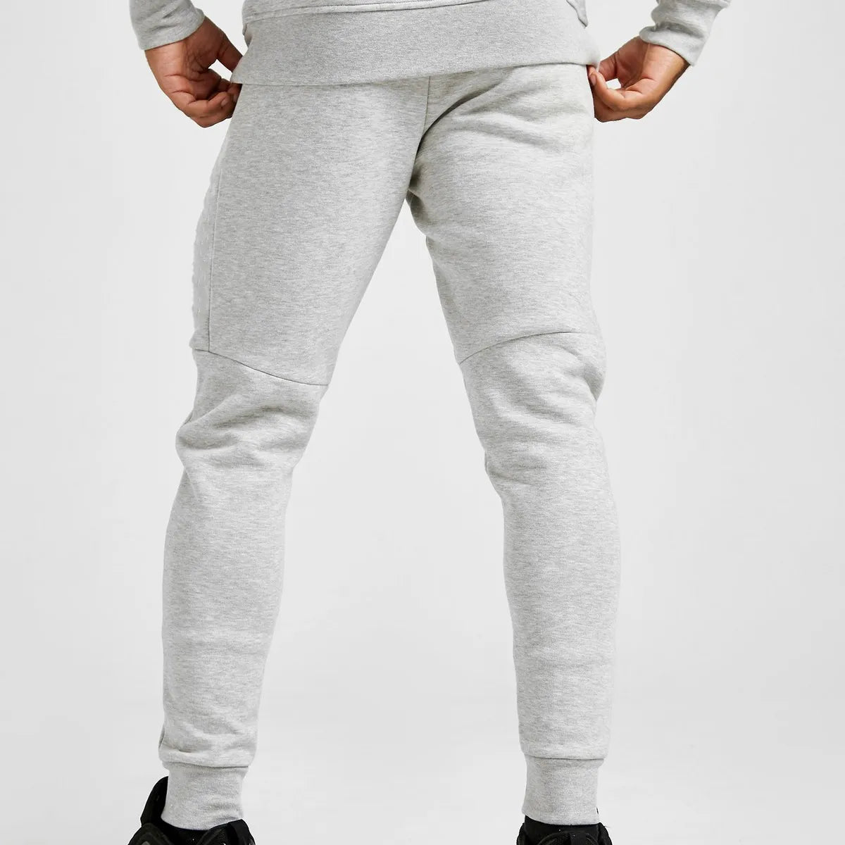 Diguan Custom Running Pants Men’s Solid Sweat Pants Casual Lightweight Fleece Joggers