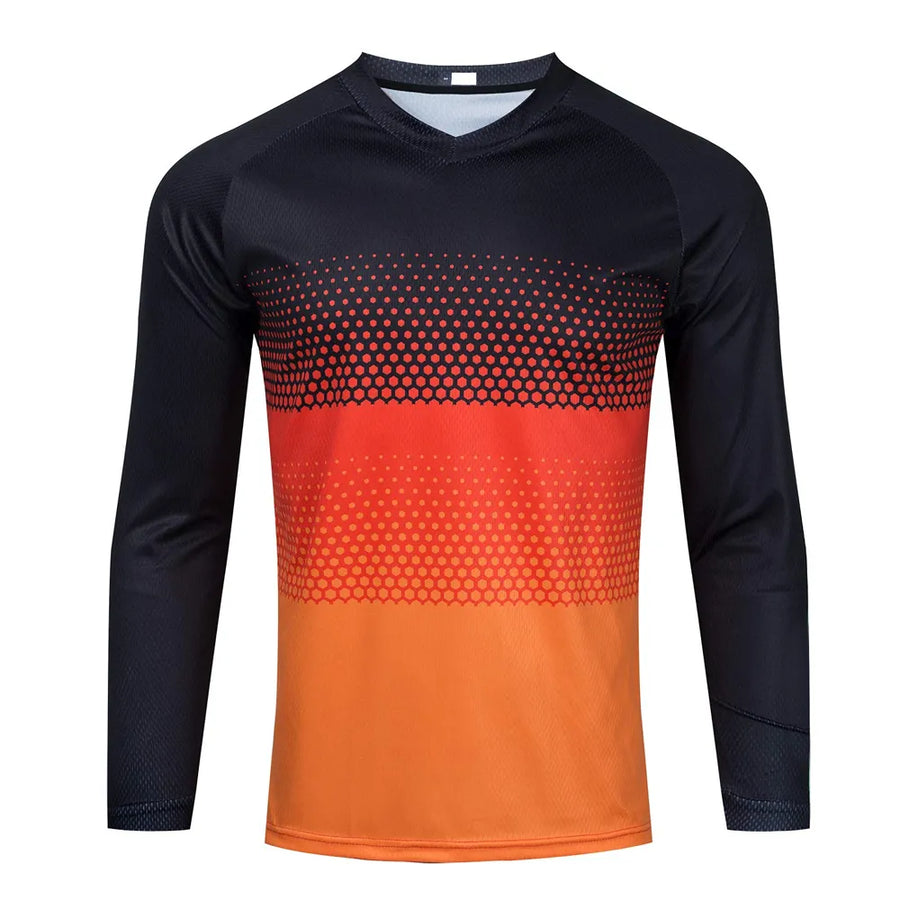 Diguan Cusotm Cycling SersHot Sale Breathable Quick-Dry Men MTB Long Sleeve Overcoat