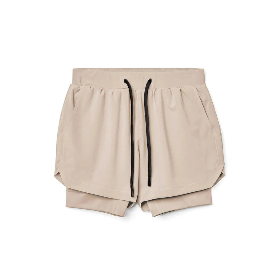 Custom Running Shorts Men's Resistant Active Performance Shorts Quick Dry Cotton Polyester Blend OEM Custom