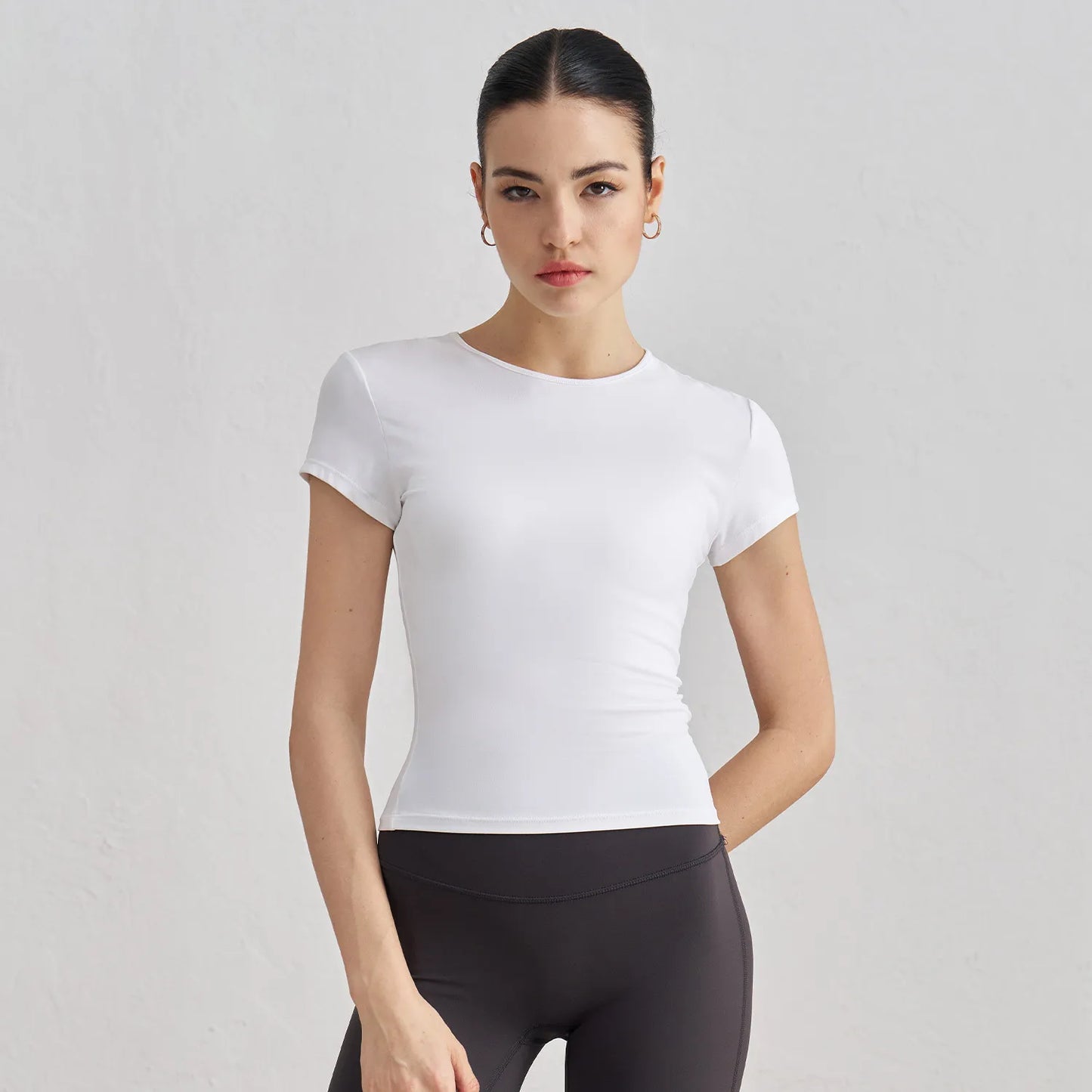 Diguan Custom Breathable Casual Running Training Sports T-Shirt Lightweight Moisture-Wicking Fabric Running Shirt OEM