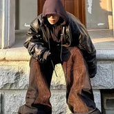 Loose Fit Trousers Custom Apparel Vintage Washed Streetwear Trendy Ins Hot Selling Style Low MOQ