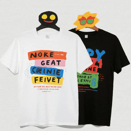 Streetwear T-shirt Custom UV Screen Printing