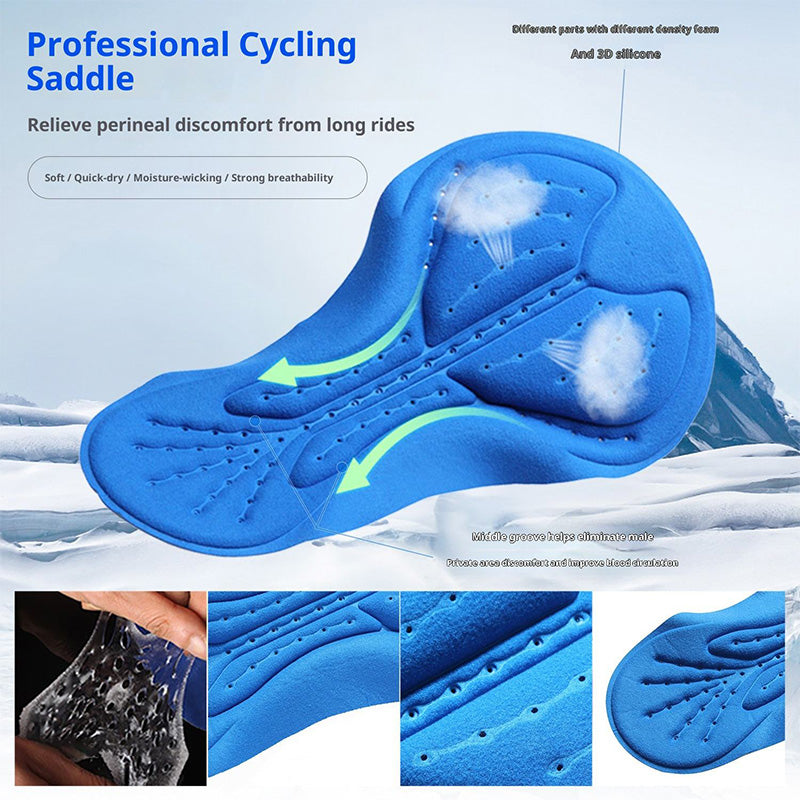 Cushioned Bike Pants OEM Manufacturer | Winter Fleece Cycling Tights