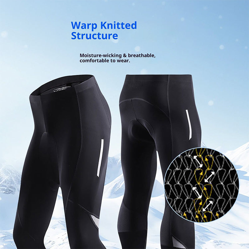 Cushioned Bike Pants OEM Manufacturer | Winter Fleece Cycling Tights
