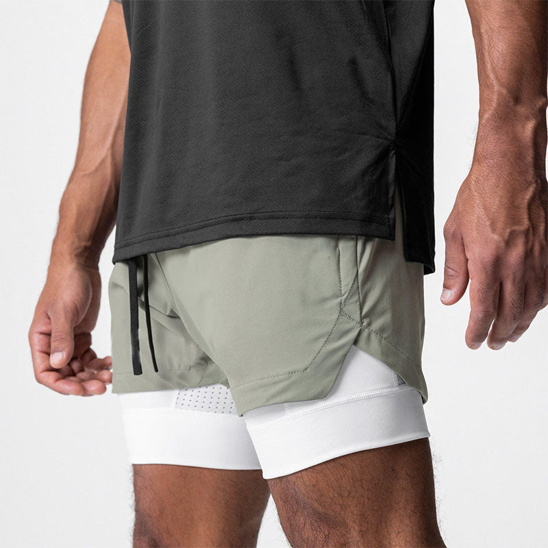 Custom Best Mens Running Shorts with Phone Pocket and 2-in-1 Liner