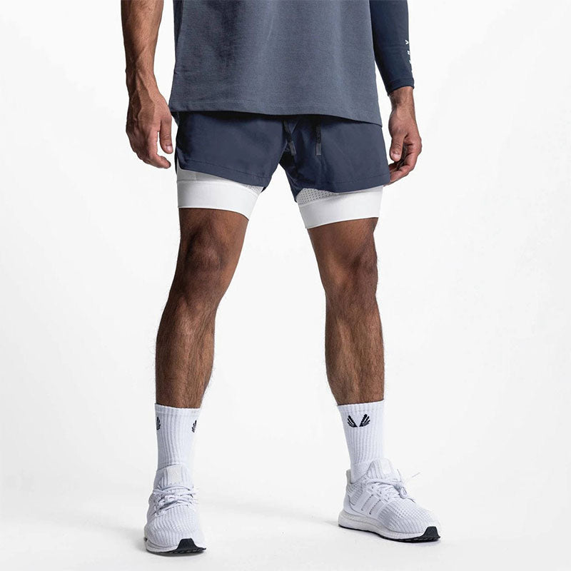 Custom Best Mens Running Shorts with Phone Pocket and 2-in-1 Liner