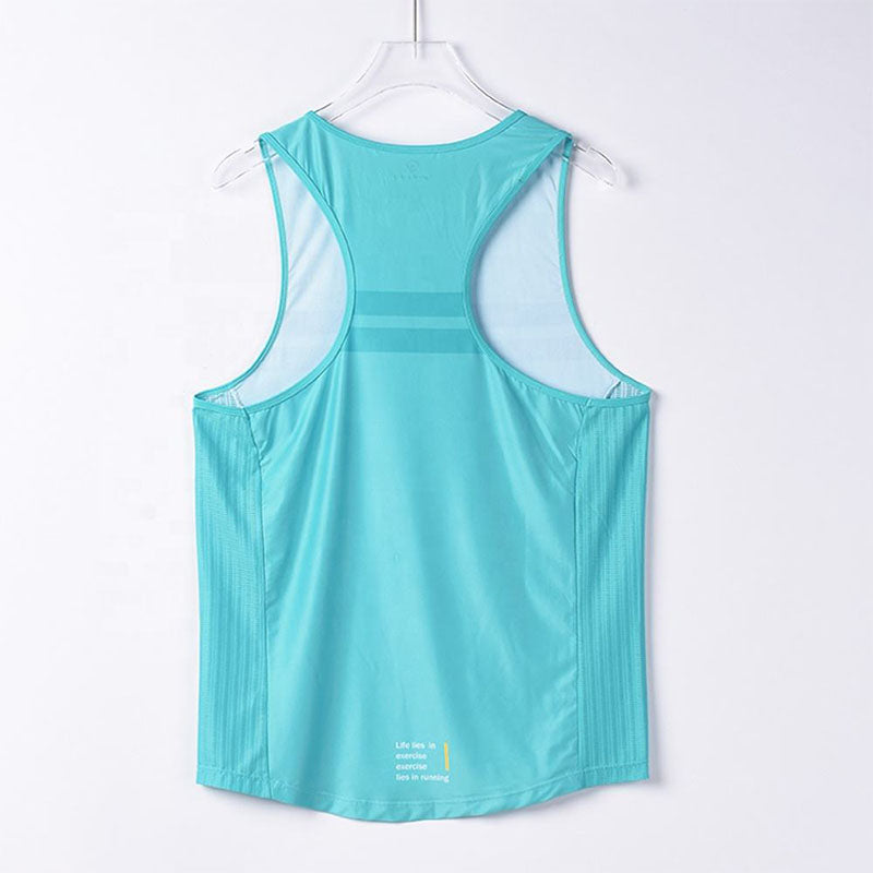 Custom Best Running Singlets with Layered Racerback and Side Mesh
