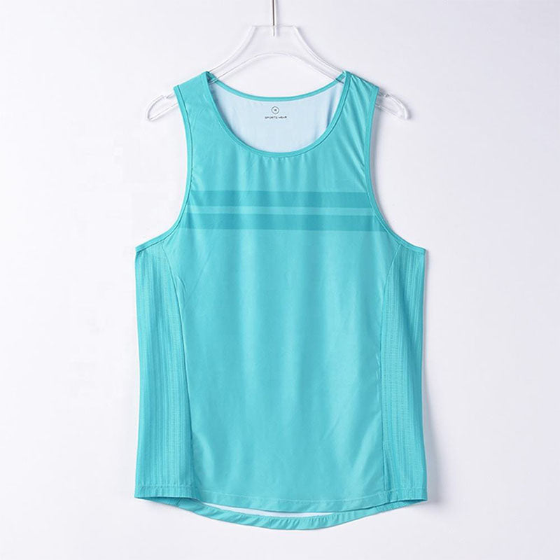 Custom Best Running Singlets with Layered Racerback and Side Mesh