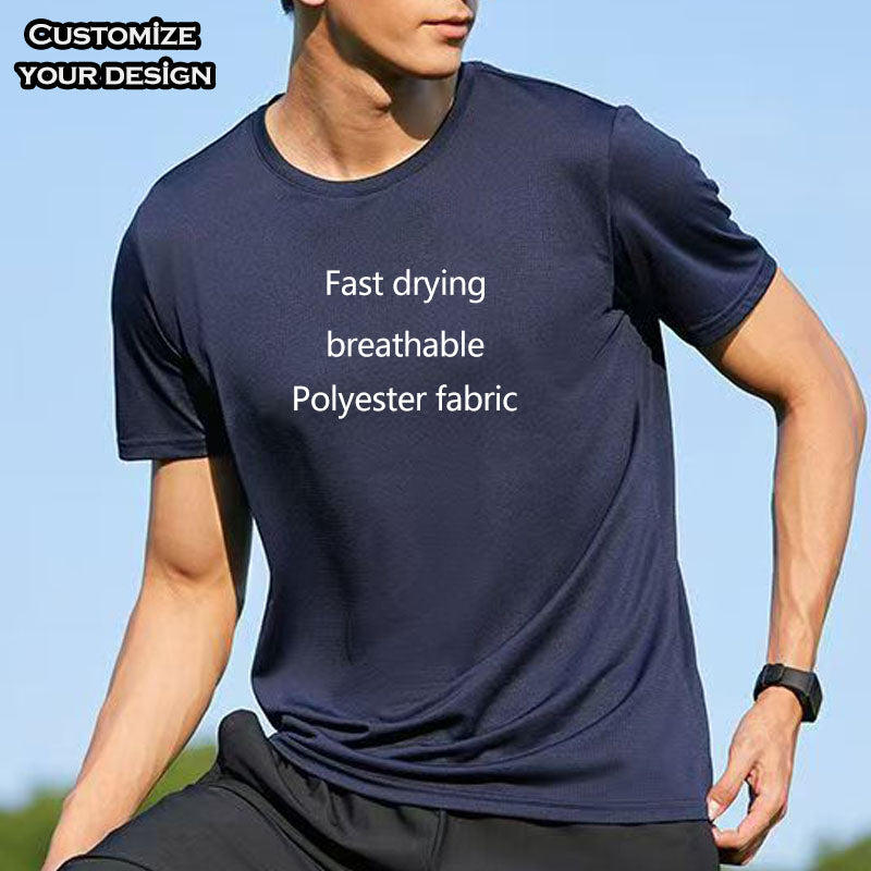 Custom Best Running T-Shirts Quick Dry Stretch Performance Tee