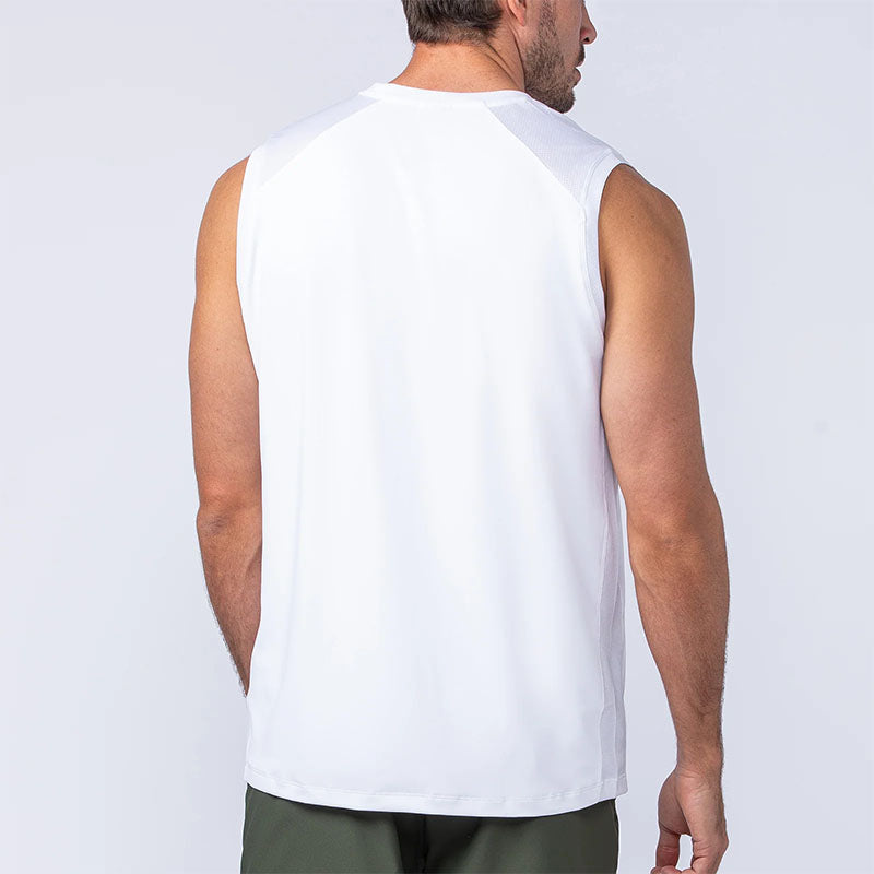 Custom Best Running Tanks with Shoulder and Side Mesh Panels