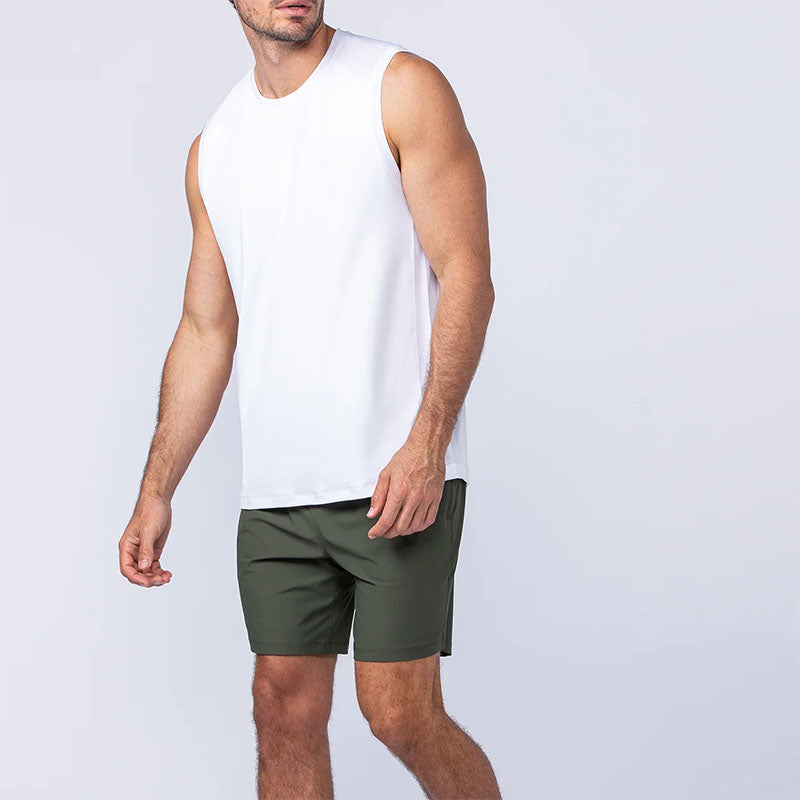 Custom Best Running Tanks with Shoulder and Side Mesh Panels