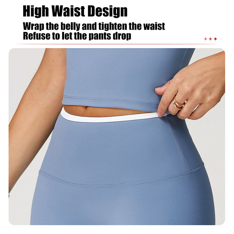 Custom Female Running Shorts with High Waist and Four-Way Stretch