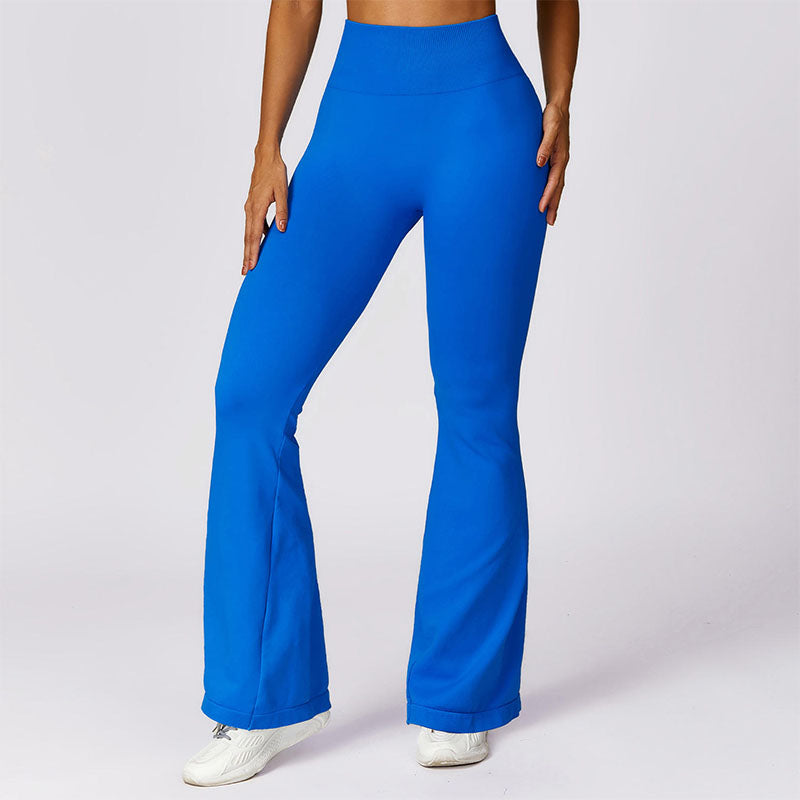 Custom Flare Leggings for Running, High Waist Seamless OEM Pants