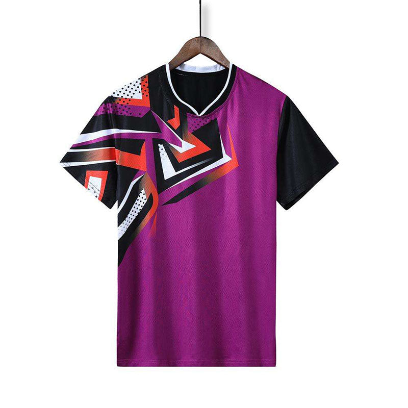 Custom Fun Run T Shirts with Colorful Geometric Print