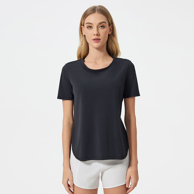 Custom Fun Running T Shirts for Women with Lightweight Stretch Fabric