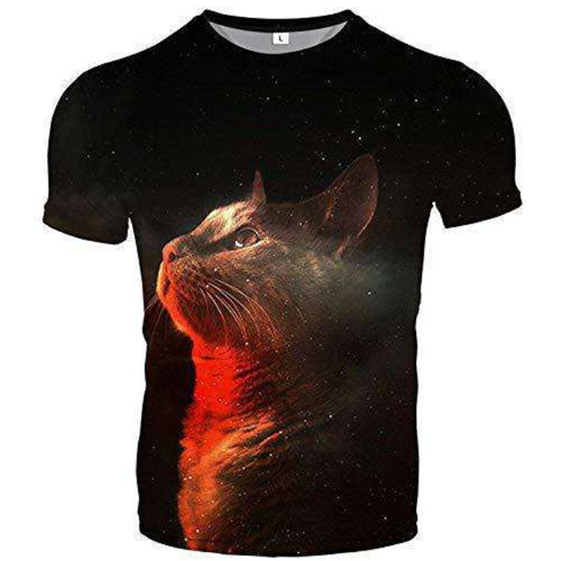 Custom Funny Running T Shirt with Cat Graphic for Events