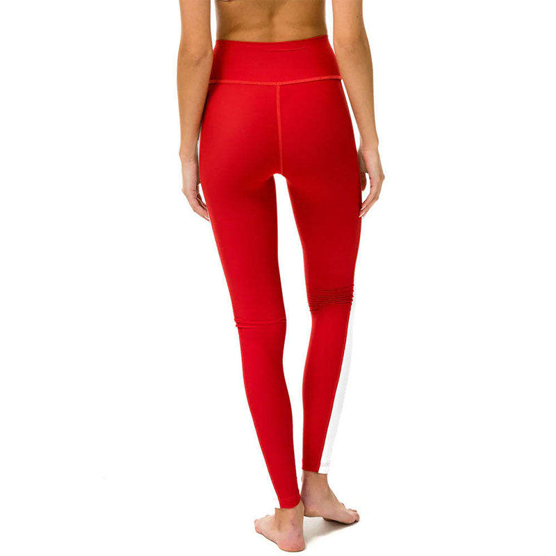 Custom Good Running Leggings with High Waist and Color-Block Panels