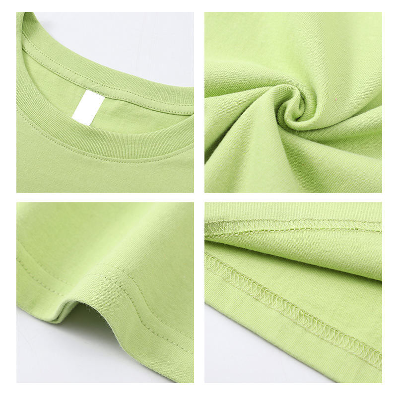 Custom Graphic Running T Shirt Cotton OEM Label Tee