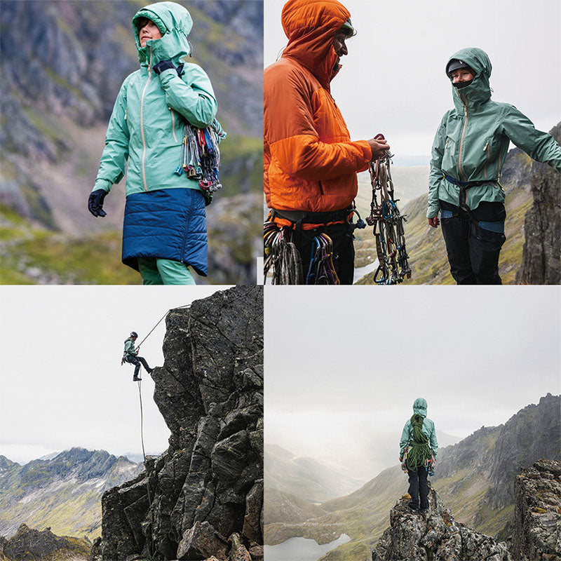 Custom Ladies Waterproof Running Jacket with Articulated Panels and Chest Pockets