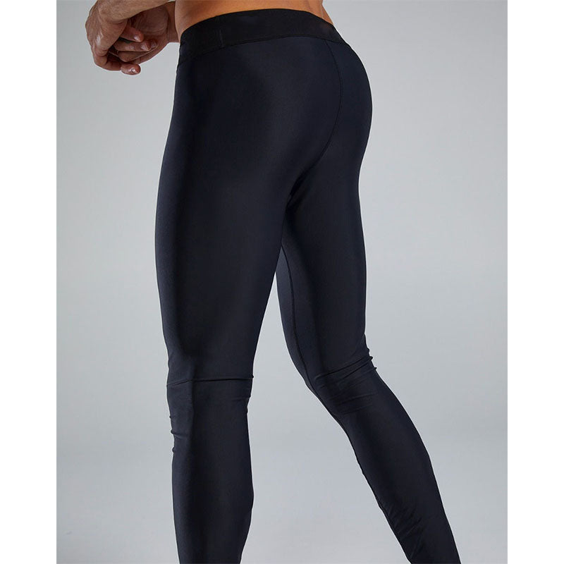 Custom Leggings Men Running with 220 GSM Four-Way Stretch Fabric