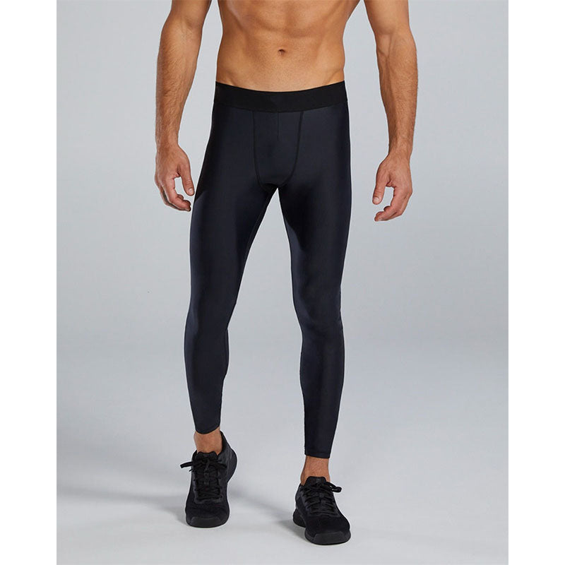 Custom Leggings Men Running with 220 GSM Four-Way Stretch Fabric
