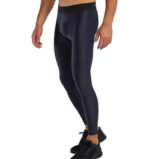 Custom Leggings Men Running with 220 GSM Four-Way Stretch Fabric