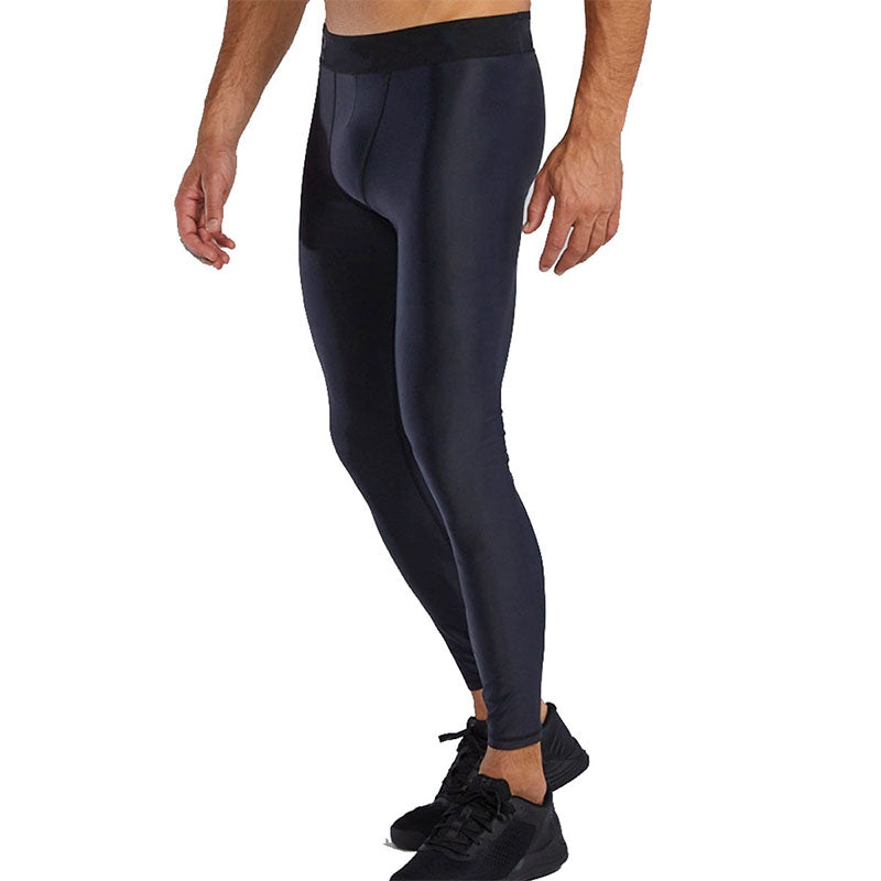 Custom Leggings Men Running with 220 GSM Four-Way Stretch Fabric