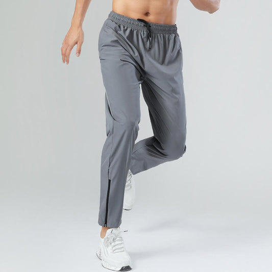 Custom Light Running Pants with Loose Fit and Ankle Zips